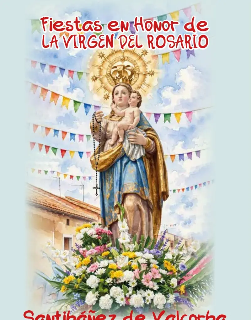 Cartel de las Fiestas en Honor de la Virgen del Rosario 2026